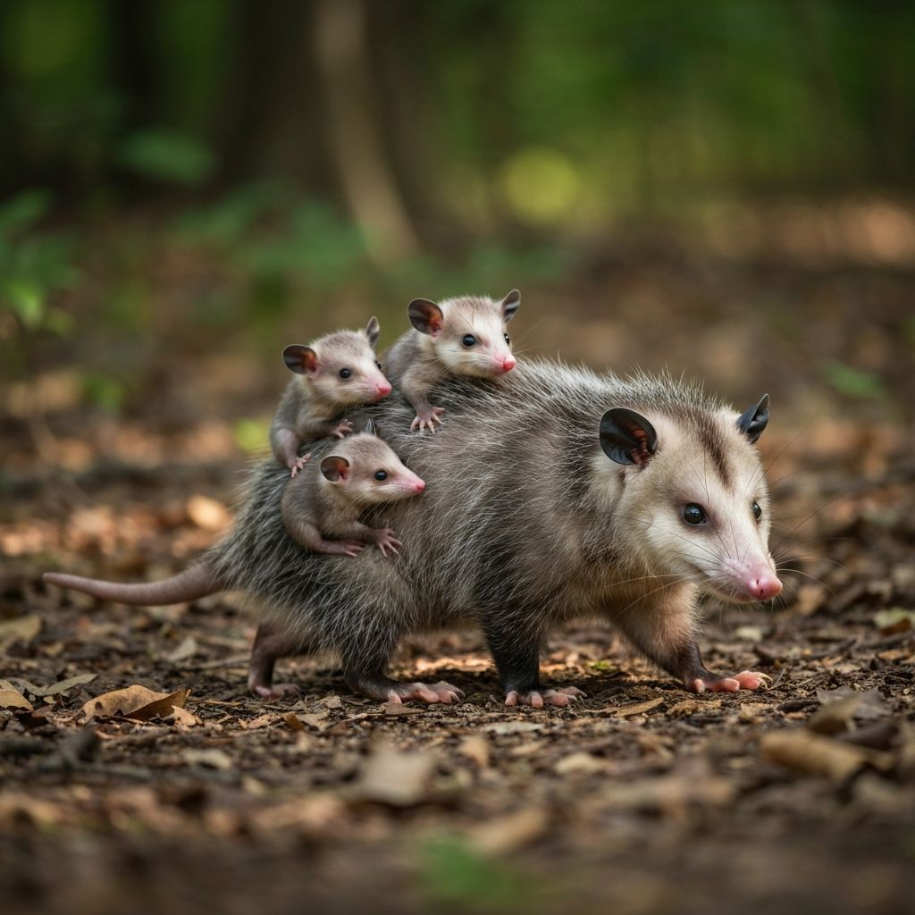 Saving Mama Opossum and Her Babies